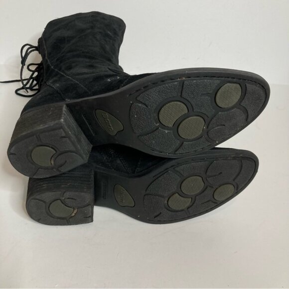 Born Cotto Suede Leather Knee High Tall Boots 10 - Picture 14 of 15